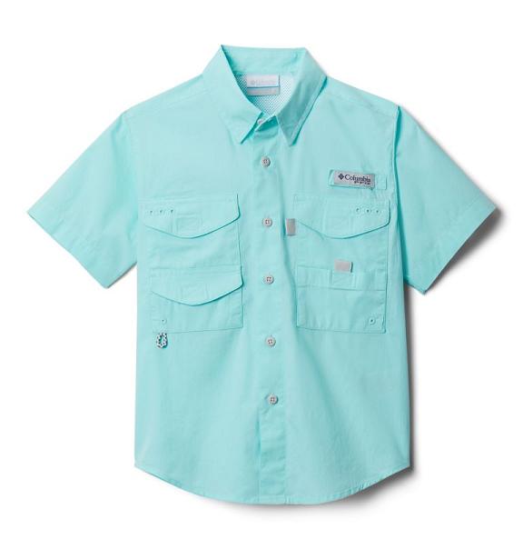 Columbia PFG Bonehead Shirts Green For Boys NZ25687 New Zealand